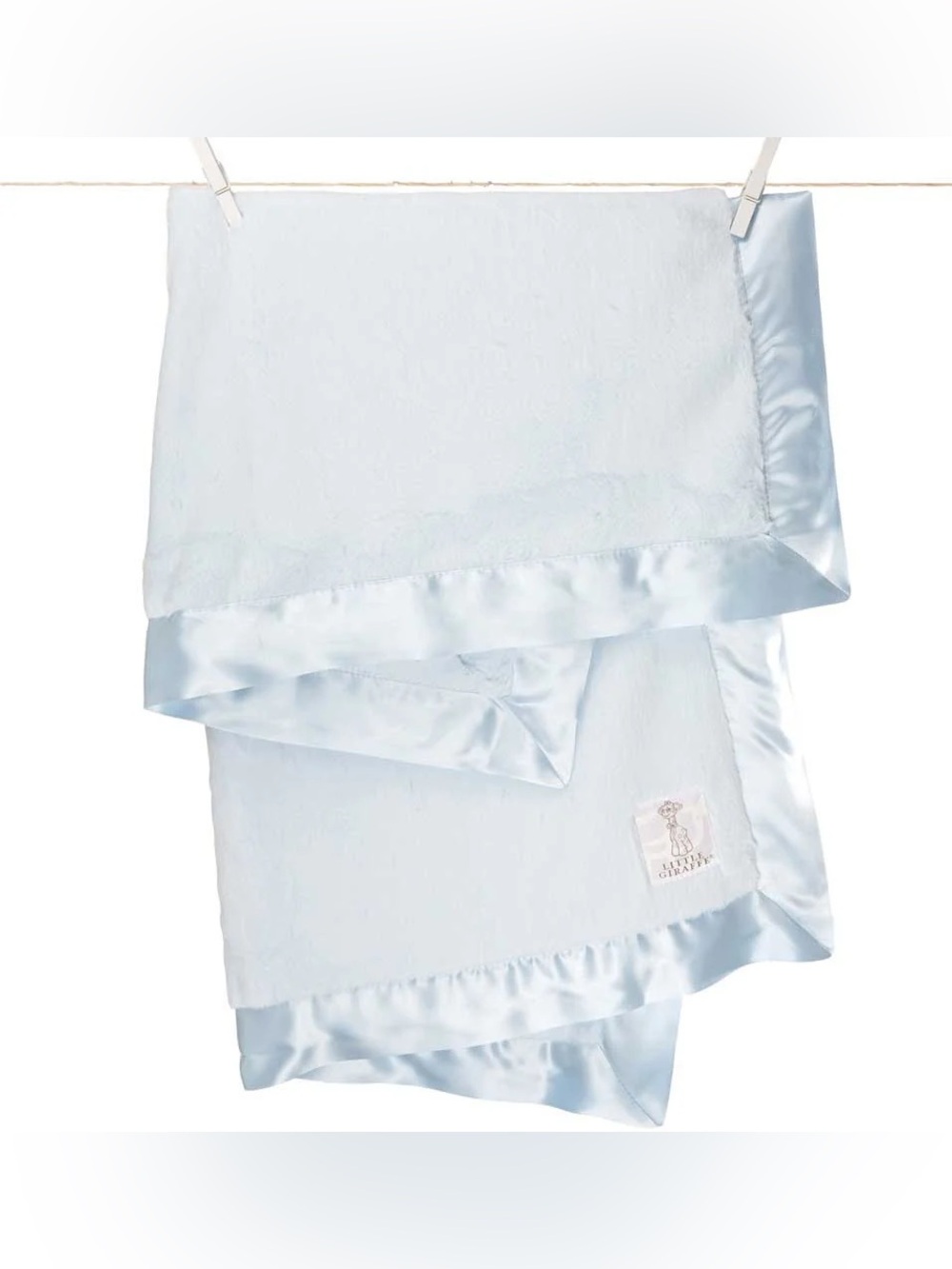 🆕 Little Giraffe Luxe Baby Boy & Toddler Blanket (29" x 35") NWT